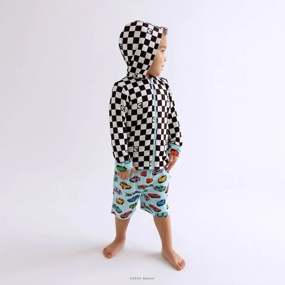 NWT Posh Peanut Boys Retro Hot Wheels Reversible Jacket Size 18-24 months - Picture 3 of 7